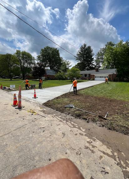 Concrete driveway replacement
