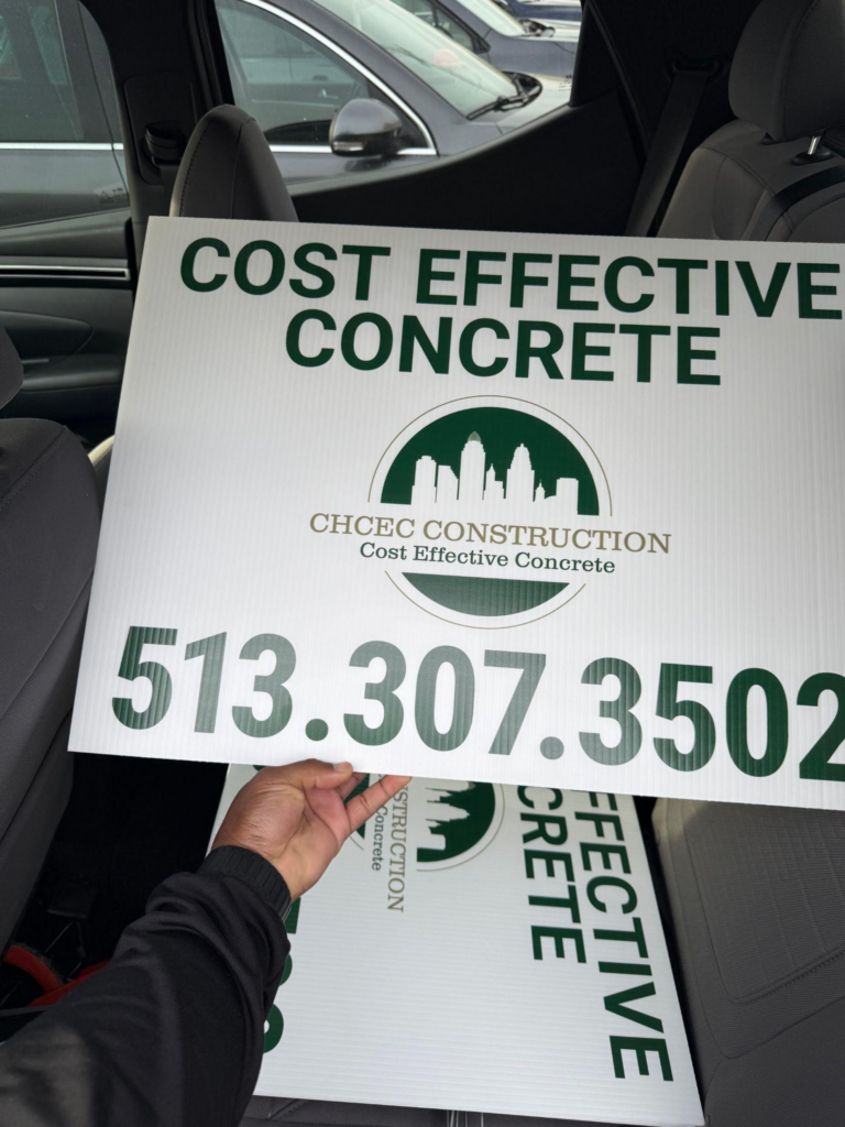 This photo shows a sign of the company